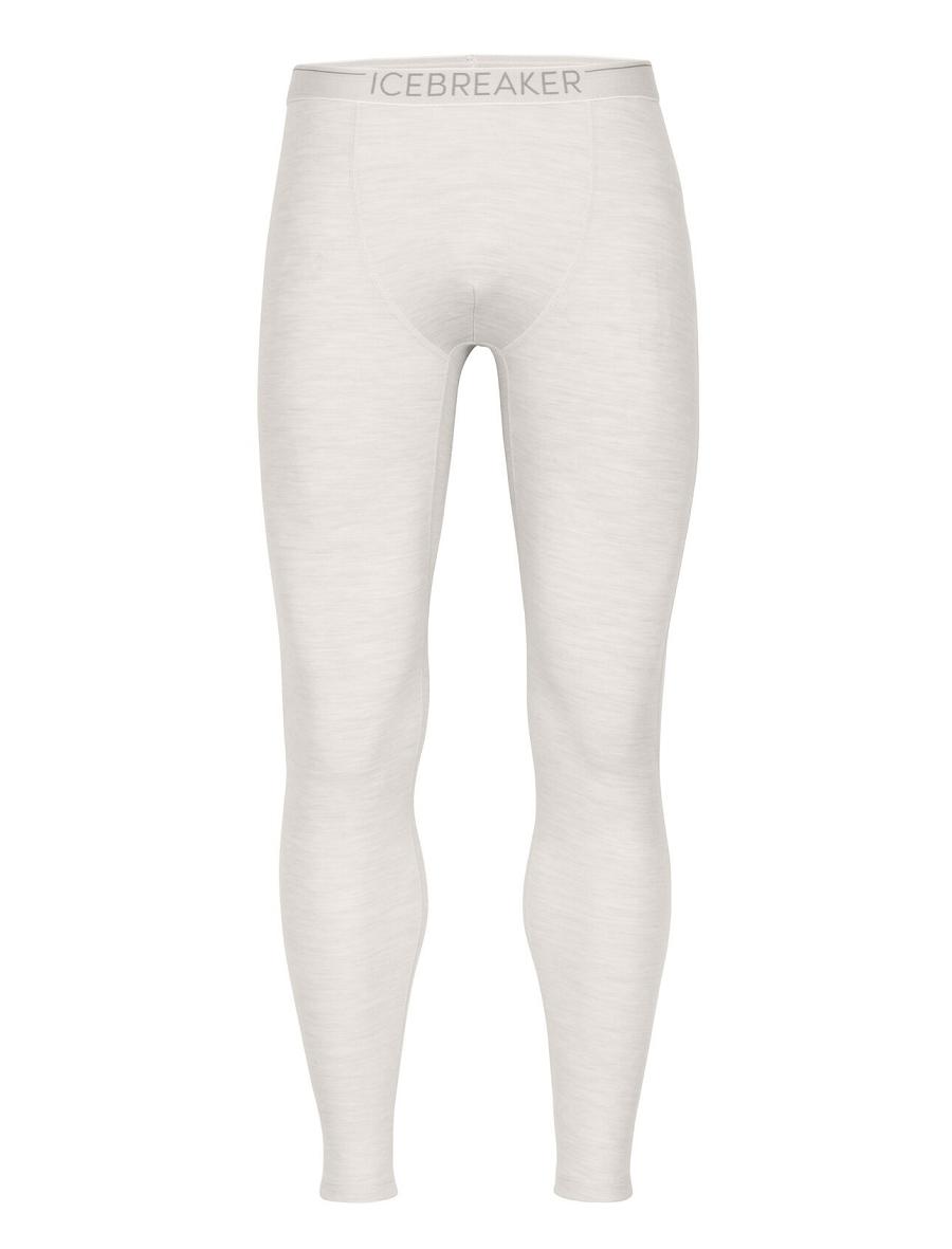 Ecru Heather Icebreaker 15.5 Merino Thermal Men's Leggings | AU 1123AHKP